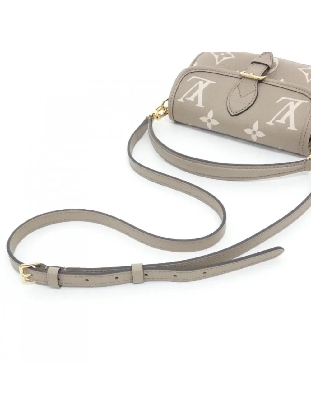 Louis Vuitton Bicolor Monogram Empreinte Nano Diane Shoulder